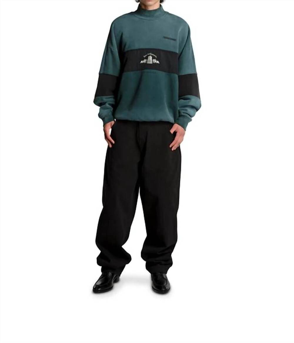 NEW WILLY CHAVARRIA casa de chavarria crewneck sweatshirt in green